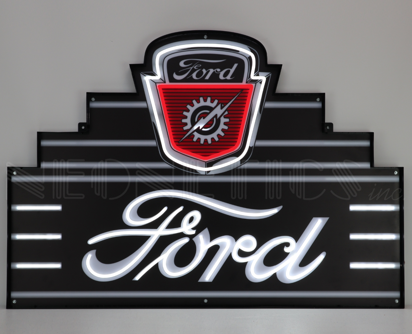 Art Deco Marquee Ford Led Fled - Steel CAN