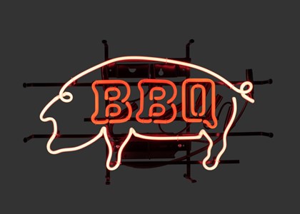 BBQ - Neon sign