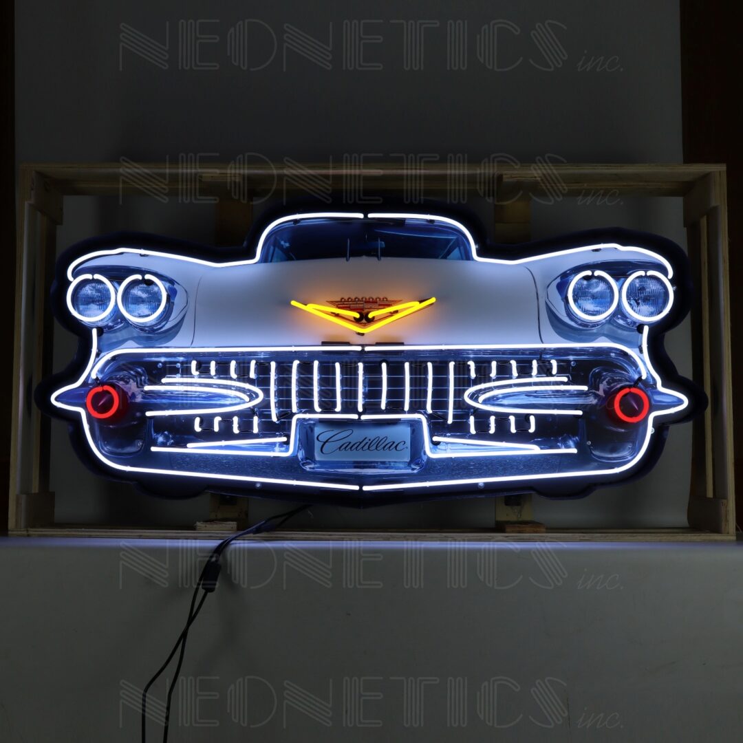 Cadillac grill neon sign - Auto