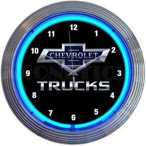 Chevrolet Trucks - Neon Clock