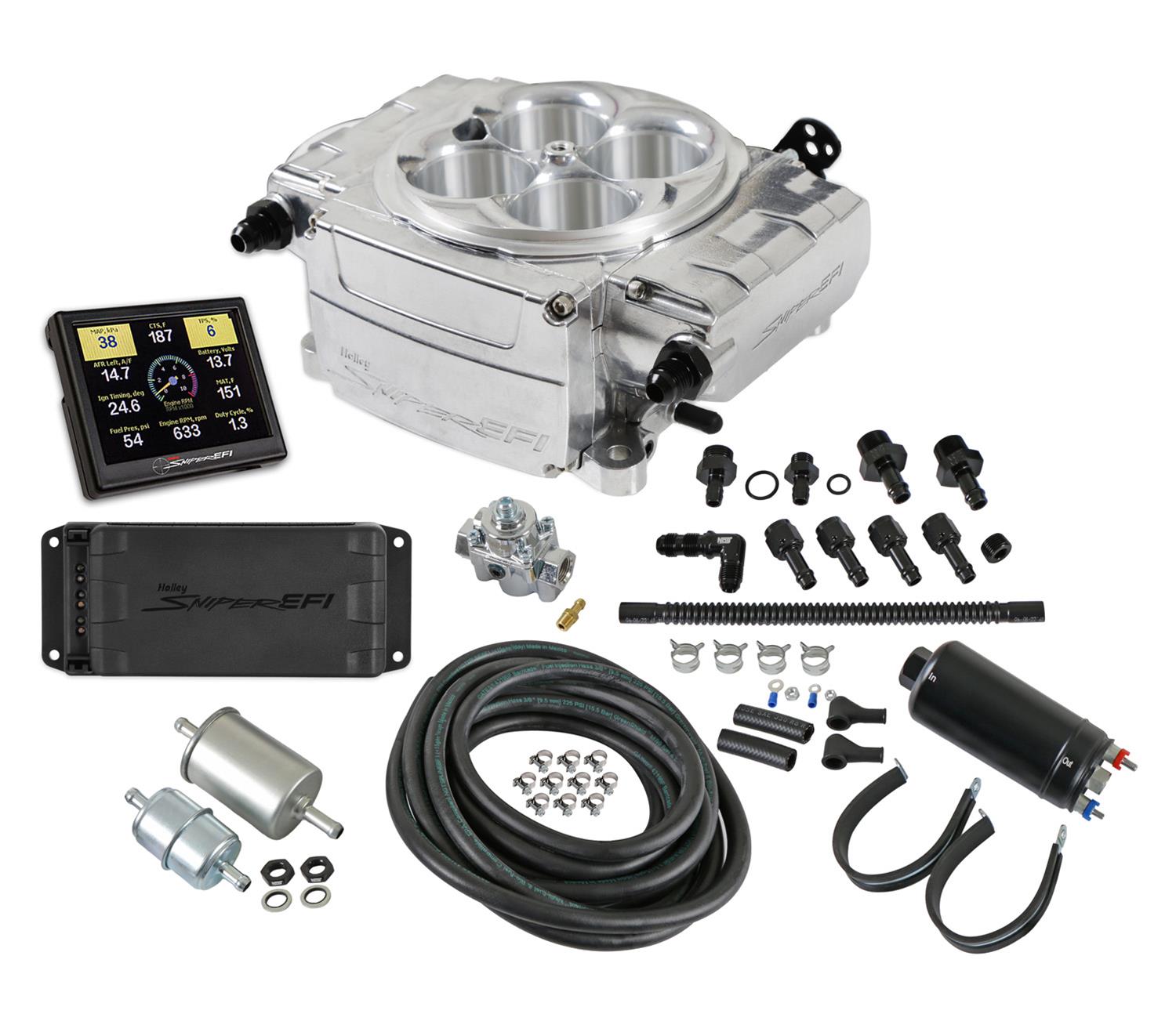 Holley Sniper 2 EFI Self-Tuning Fuel Injection Systems 550-510-3PK