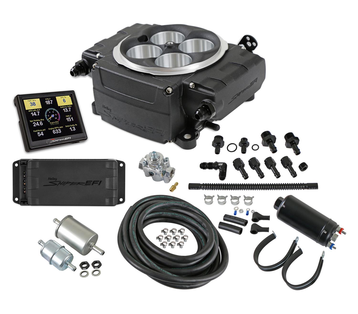 Holley Sniper 2 EFI Self-Tuning Fuel Injection Systems 550-511-3PK