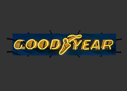 Goodyear Junior neon sign