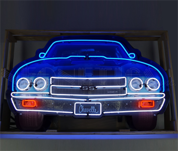 Chevelle Grill Neon Sign - Auto