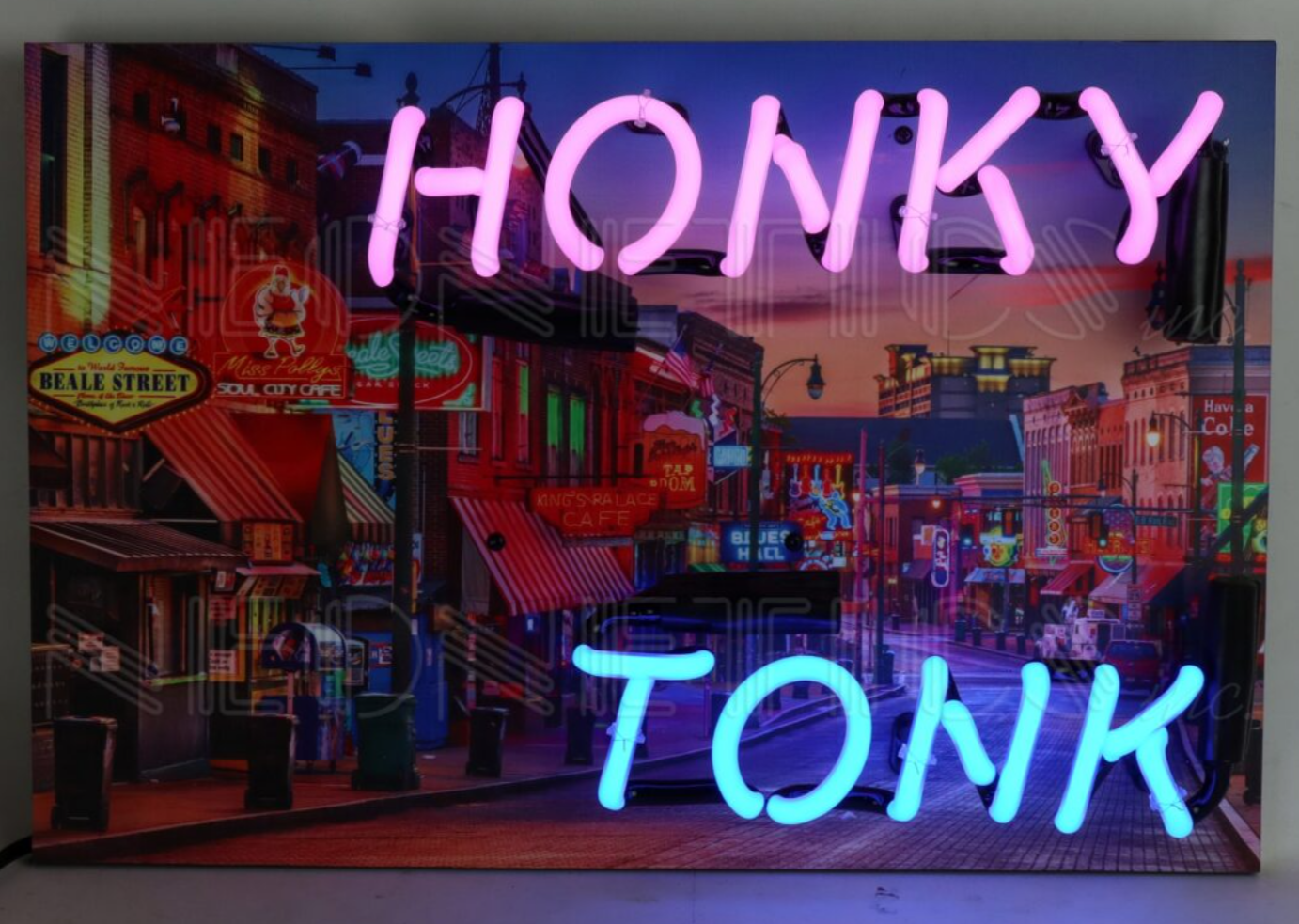 Honky Tonk Neon Sign