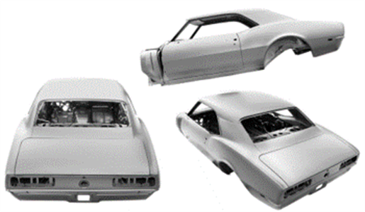 1968 Chevrolet Camaro Coupe Body Shell 