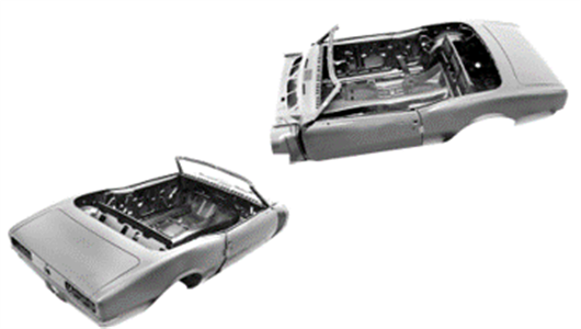 1968 Chevrolet Camaro Convertible Body Shell 