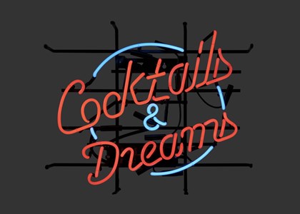 Cocktails and dreams neon sign - Bar - Drinks