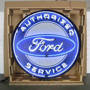 Ford authorized service - 90 CM neon sign - Auto
