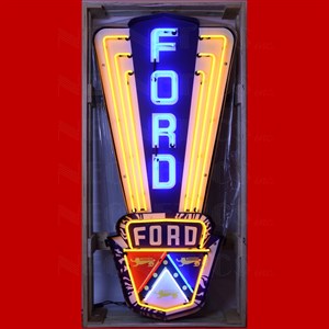 Ford jubilee crest neon sign - Auto