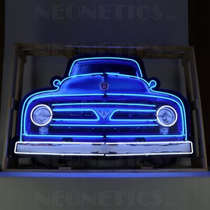 Ford V8 truck grill neon sign - Auto
