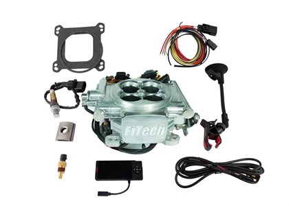 Go EFI 4 600 HP Power Adder Bright Aluminum EFI System - 30006