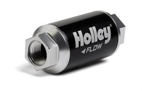 Holley 100 GPH HP Billet Fuel Filter – 10 Micron 162-550