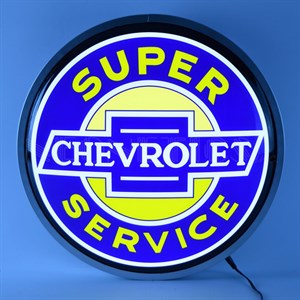 Super Chevrolet service - Led lighted sign