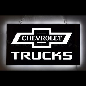 Chevrolet trucks - Led lighted sign