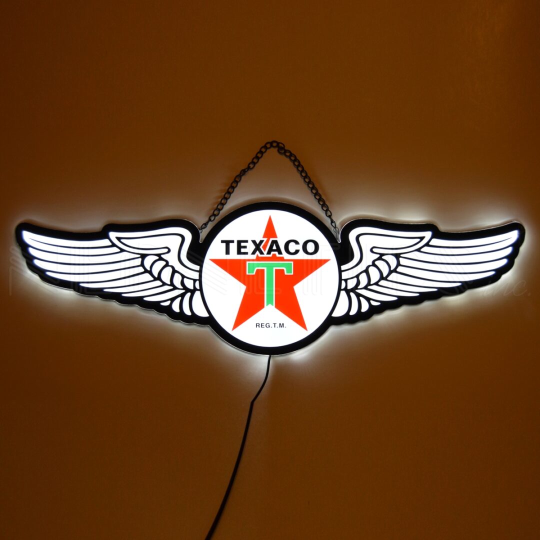 Texaco wings - Led lighted sign