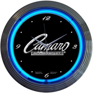 Camaro By Chevrolet - Neon Clock