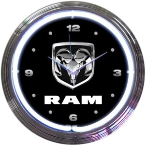 Dodge Ram - Neon Clock