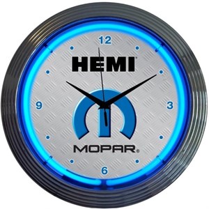 Mopar Hemi - Neon Clock