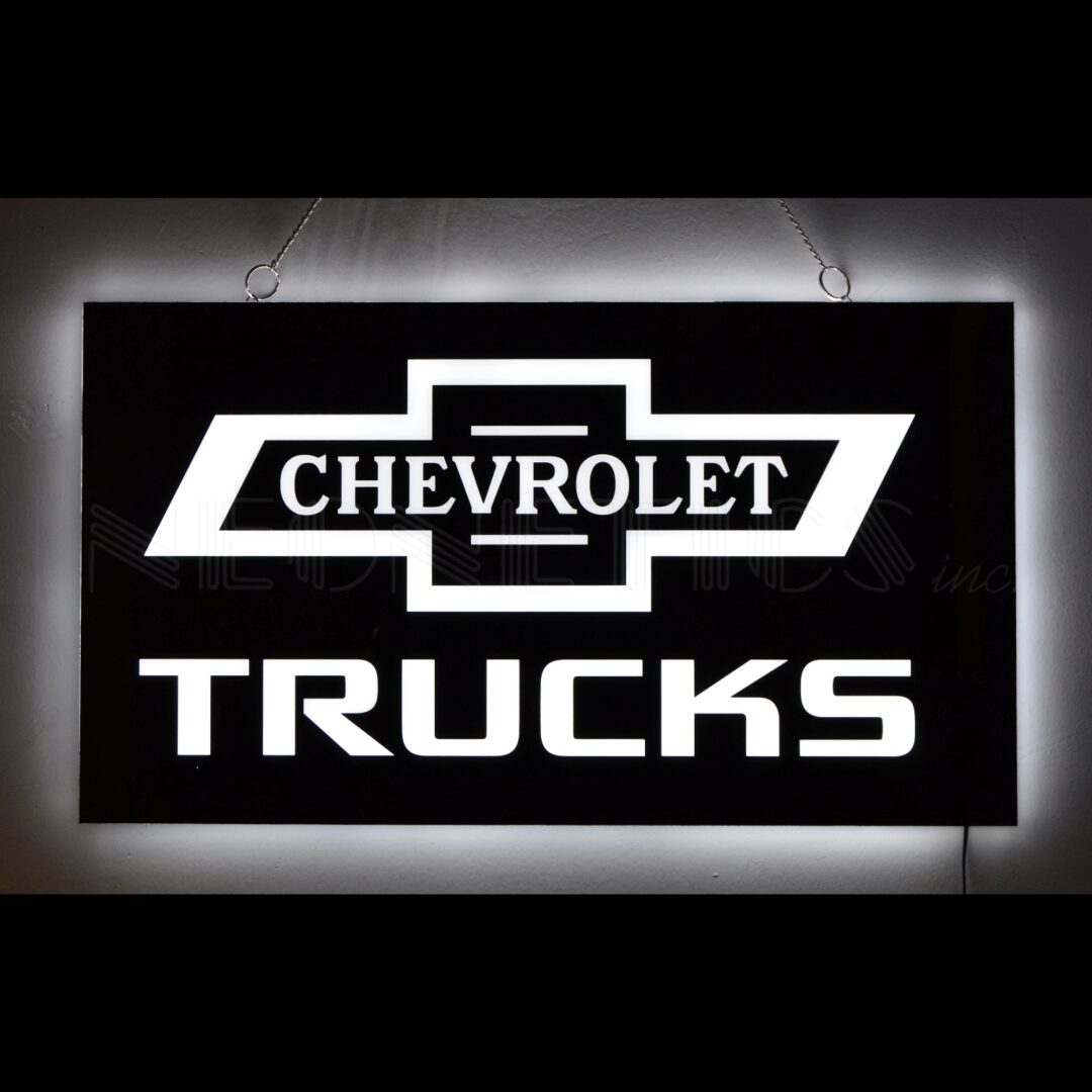 Chevrolet trucks - Led lighted sign