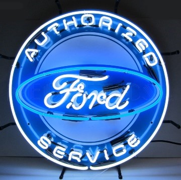 Ford authorized service - 60 CM neon sign - Auto
