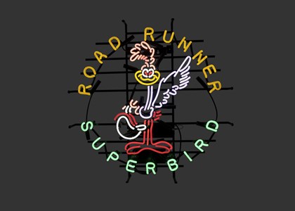 Roadrunner Superbird neon sign  - Auto