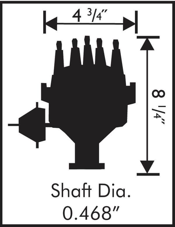 MSD Distributors Ready to run Ford 289-302 MSD 8352