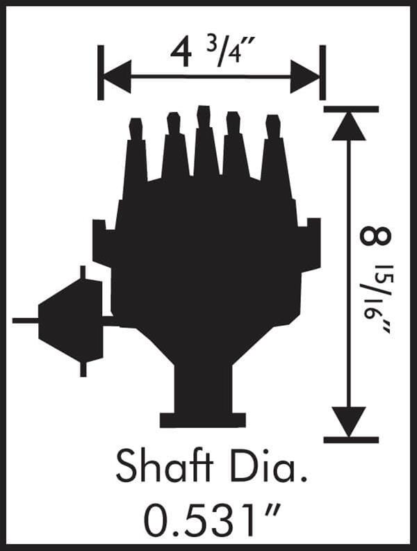 MSD Distributors Ready to run Ford Big Block MSD 8350