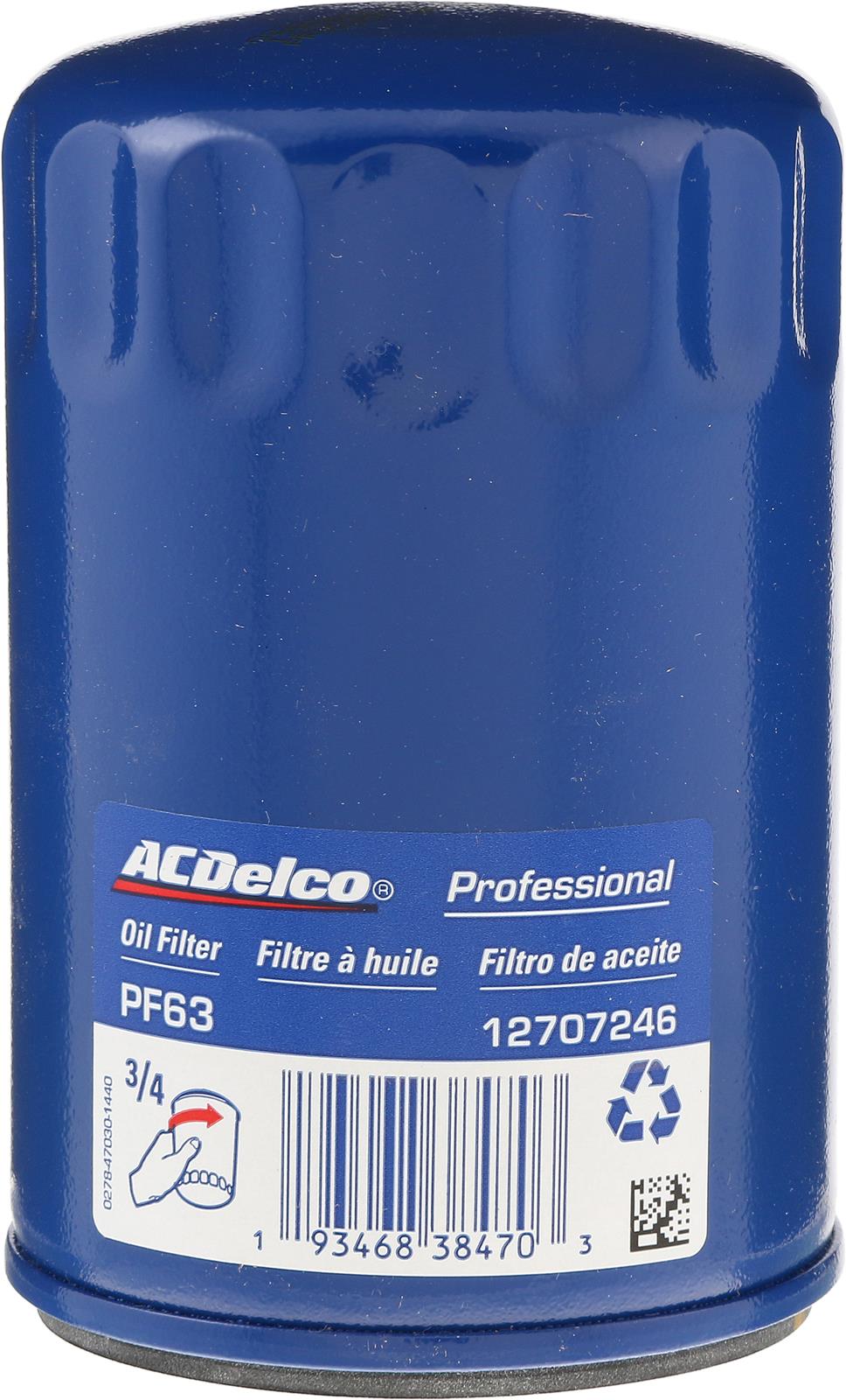 ACDelco Oil filter PF63