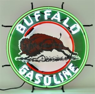 Buffalo Gasoline - 60 CM neon sign - Auto - Gas