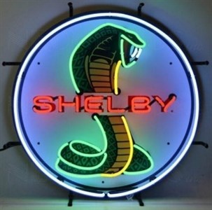 Shelby Corbra circle - 60 CM neon sign - Ford - Auto