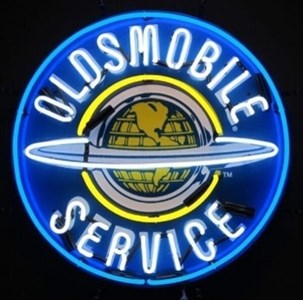 Oldsmobile service - 60 CM neon sign - Auto - GM