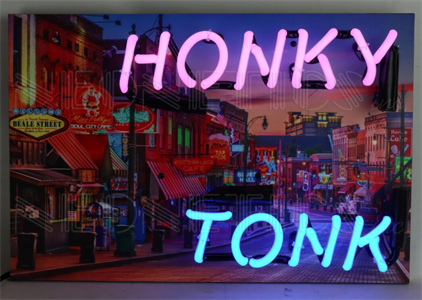 Honky Tonk Neon Sign