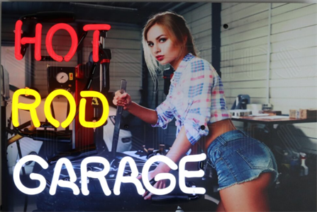 Hot Rod Garage Neon Sign