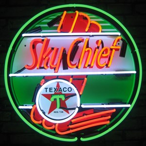 Texaco Sky Chief - 60 CM neon sign - Auto
